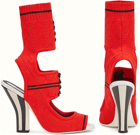 fendi red shoes|fendi shoes italy.